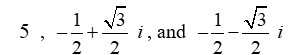 Find all complex solutions to the equation.Write answers in rectangular form.   A)    B)    C)    D)   