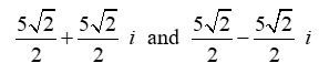 Find all complex solutions to the equation.Write answers in rectangular form.   A)    B)    C)    D)   