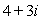 Graph the complex number.   A)    B)    C)    D)   