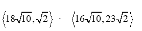 Find the dot product.   