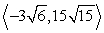 Find the angle (round to the nearest degree) between the vectors.    and   