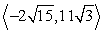 Find the angle (round to the nearest degree)  between the vectors.   and   A)  129° B)  -39° C)  -624 D)  no solution