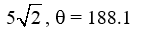 Find the magnitude and direction angle of the vector u. U = <-7, -1> A)    B)    C)    D)   