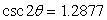 Solve the given trigonometric equation on 0° ≤ θ ≤ 360°, and express answer in degrees to two decimal places.   