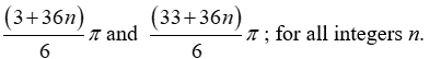 Solve the given trigonometric equation exactly for all reals.   A)    B)    C)    D)   