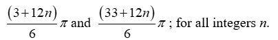 Solve the given trigonometric equation exactly for all reals.   A)    B)    C)    D)   
