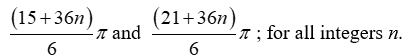 Solve the given trigonometric equation exactly for all reals.   A)    B)    C)    D)   
