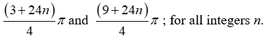 Solve the given trigonometric equation exactly for all reals.   A)    B)    C)    D)   