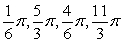  Solve the given trigonometric equation exactly over the interval, 0  \le   \theta   \le  2  \pi .   A)    B)    C)    D)    