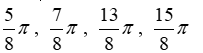  Solve the given trigonometric equation exactly over the interval, 0  \le   \theta   \le  2  \pi .   A)    B)    C)    D)  none of the above 