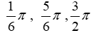 Solve the given trigonometric equation exactly over the interval, 0  \le   \theta   \le  2  \pi .   A)    B)    C)    D)    