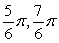  Solve the given trigonometric equation exactly over the interval, 0  \le  x  \le  2  \pi .   A)    B)    C)    D)    