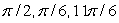  Solve the given trigonometric equation exactly over the interval, 0  \le  x  \le  2  \pi .   A)    B)    C)    D)    