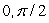  Solve the given trigonometric equation exactly over the interval, 0  \le  x  \le  2  \pi .   A)    B)    C)    D)    