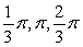  The figure below shows the graph of   Between -2  \pi  and 2  \pi . The maximum and minimum values of the curve occur at the turning points and are found in the solutions of the equation   Solve for the coordinates of the turning points of the curve between       A)    B)    C)    D)    
