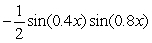 Write sin1.2x + sin0.4x as a product of sines and/or cosines. A)    B)    C)    D)   