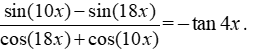Verify the trigonometric identity   