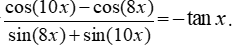 Verify the trigonometric identity   