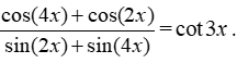 Verify the trigonometric identity   