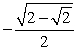 Use a half-angle identity to to find the exact value of sin 337.5°. A)    B)    C)    D)   