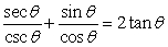 Determine if      is conditional or an identity.