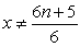 Domain = all real number such that   where n is an integer Range = all real numbers