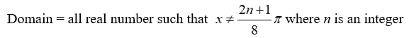 State the domain and range of the function. Y = cot    A)    B)    C)    D)   