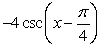 Graph the function y =      ,     .