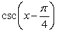 Match the graph of the function to its equation.   A)  y =   B)  y =   C)  y =   D)  y =  