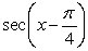 Match the graph of the function to its equation.   A)  y =   B)  y =   C)  y =   D)  y =  