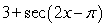 Match the graph of the function to its equation.   A)  y =    B)  y =   C)  y =   D)  y =  
