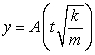 A weight hanging on a spring will oscillate up and down about its equilibrium position after it's pulled down and released. This is an example of simple hormonic motion. This motion would continue forever if there wasn't any friction or air resistance. Simple harmonic motion can be described with the function   Where A is the amplitude, t is the time in seconds, m is the mass and k is a constant particular to that spring. If a spring is measured in centimeters and the weight in grams, then what are the amplitude and mass if   Amplitude: _____cm. Mass: ______ g. A)  Amplitude: 5.5 cm.; mass:g.   B)  Amplitude: 5.5 cm.; mass:g.   C)  Amplitude: 30.25 cm.; mass:g.   D)  Amplitude: 30.25 cm.; mass: 77.44 g.