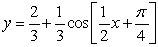 Match the graph of the sine function to the equation over       A)    B)    C)    D)   
