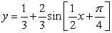 Match the graph of the sine function to the equation over       A)    B)    C)    D)   