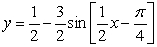 Match the graph of the cosine function to the equation over       A)    B)    C)    D)   