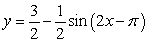 Match the graph of the sine function to the equation.   A)    B)    C)    D)   