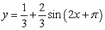 Match the graph of the sine function to the equation.   A)    B)    C)    D)   