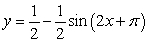 Match the graph of the sine function to the equation.   A)    B)    C)    D)   