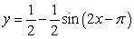 Match the graph of the sine function to the equation.   A)    B)    C)    D)   