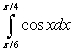 Use the information below to find the exact value of the definite integral.       