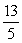  Use the triangle to write tan \theta , if A = 5, B = 12, and C = 13.   A)    B)    C)    D)    