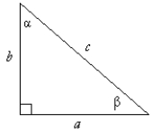  Use the right triangle diagram below and the information given to find the indicated measure.    \beta  = 16°, b = 19 yd, find a. Round your answer to two decimal places. A)  5.24 yd B)  18.26 yd C)  66.26 yd D)  5.45 yd 