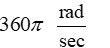  Find the angular speed,   , associated with rotating a central angle  \theta = 645° in time t = 30 seconds. A)    B)    C)    D)    