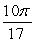 Find the linear speed of a point traveling at a constant speed along the circumference of a circle with radius r = 18 yards and angular velocity      =         .