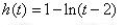 Match the function with the graph and the model name.   A)  Logarithmic   B)  Logarithmic   C)  Logarithmic   D)  Logarithmic  