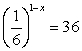Solve the exponential equation exactly for x.   A)  -2 B)  1 C)  3 D)  -1
