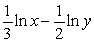 Write the expression as a single logarithm.   A)    B)    C)    D)   