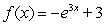 State the domain and range for the function. Express in interval notation.   