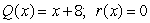 Use synthetic division to divide the polynomials. Express the answers in the form of   And        A)    B)    C)    D)   