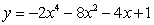 Sketch the graph of the polynomial function,      , using transformations of known polynomial functions.   